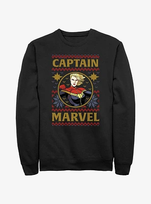 Marvel Captain Ugly Christmas Sweatshirt