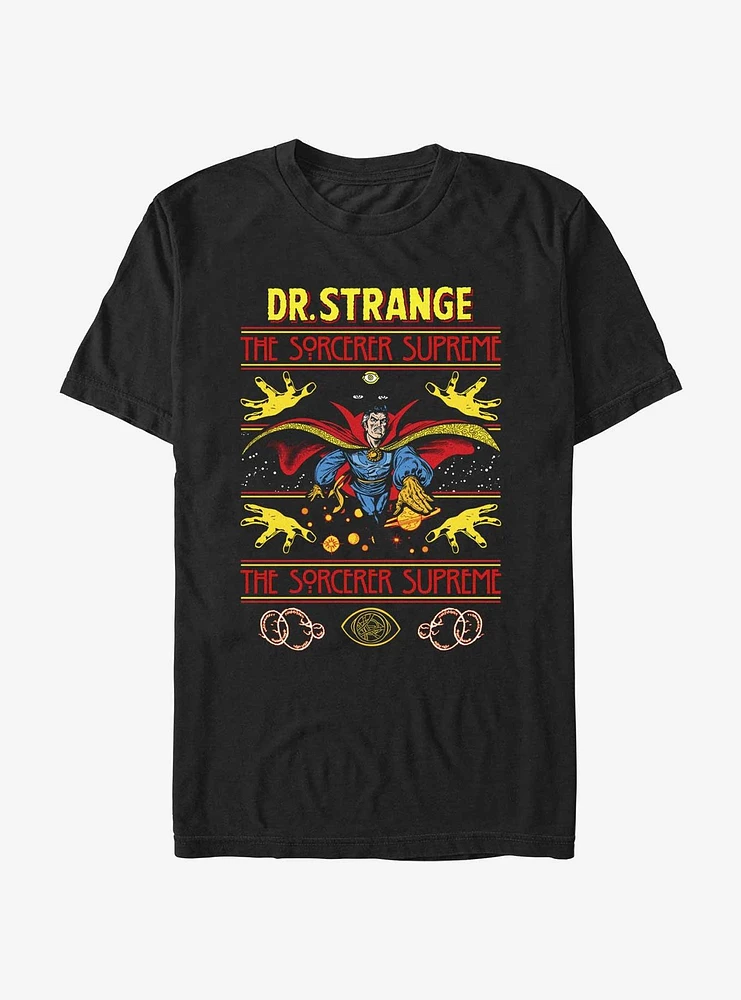 Marvel Doctor Strange Sorcerer Supreme Ugly Christmas T-Shirt