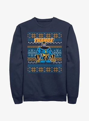 Marvel Thanos Ugly Christmas Sweatshirt