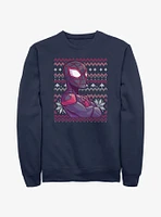 Marvel Spider-Man Miles Morales Ugly Christmas Sweatshirt