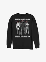 Star Wars Darth Vader Party Don't Begin Sweatshirt