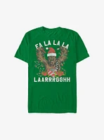 Star Wars Santa Chewie Fa La Largh T-Shirt