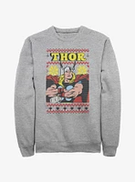 Marvel Thor Asgardian Ugly Christmas Sweatshirt