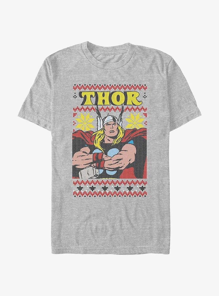Marvel Thor Asgardian Ugly Christmas T-Shirt