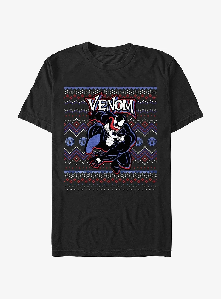 Marvel Venom Venomous Ugly Christmas T-Shirt