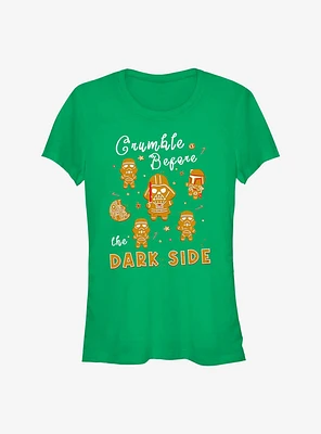 Star Wars Crumble Before The Dark Side Cookies Girls T-Shirt