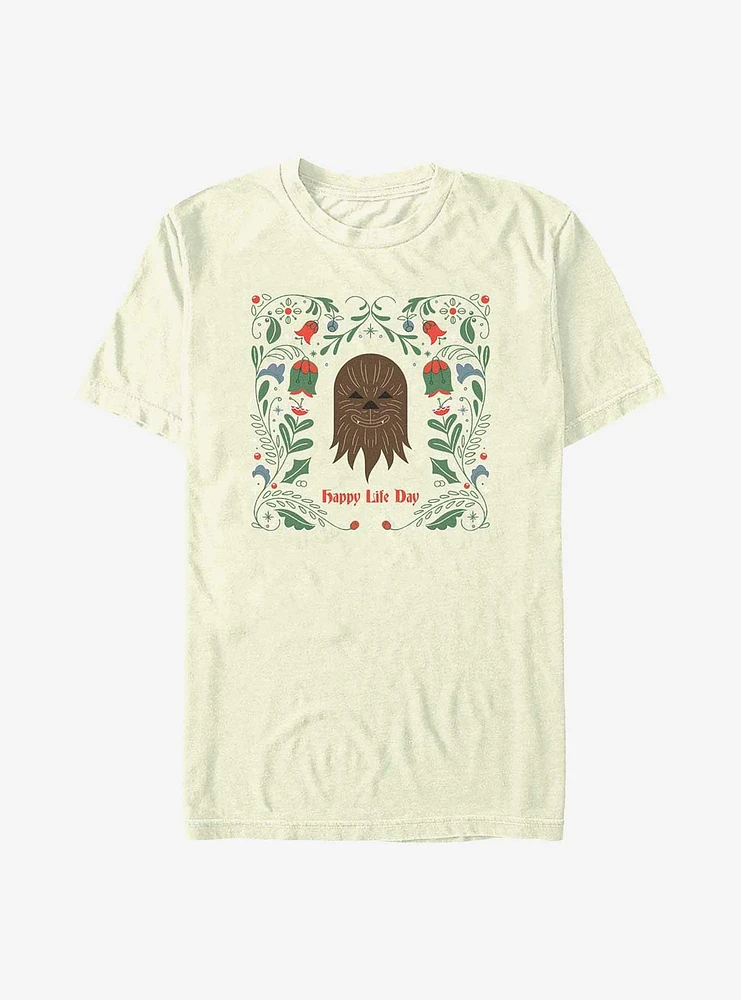 Star Wars Chewie Happy Life Day T-Shirt