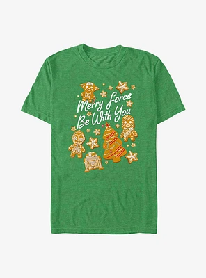 Star Wars Merry Force Be With You Cookies T-Shirt