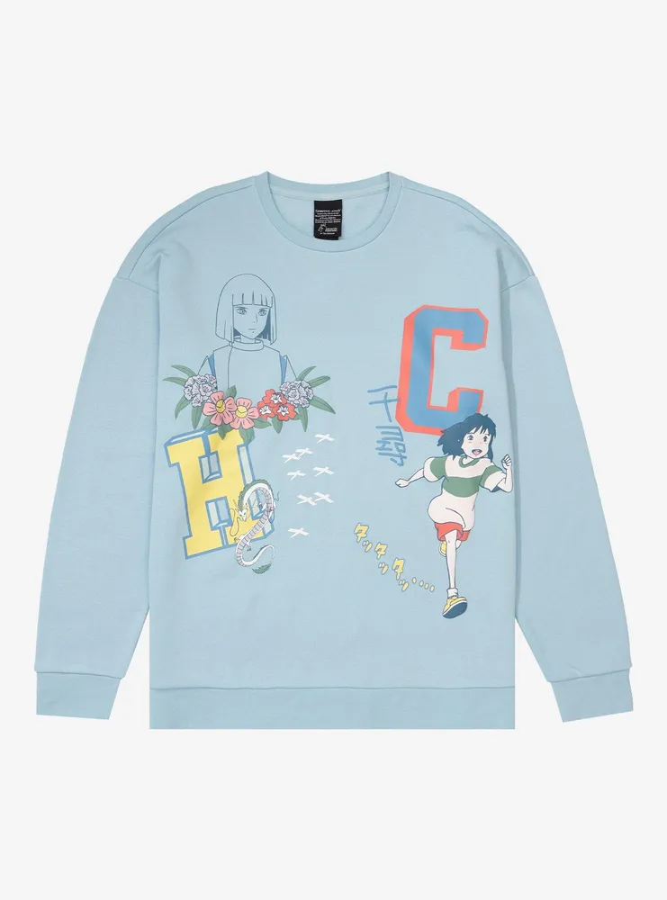 Studio Ghibli Spirited Away Haku and Chihiro Tonal Letters Crewneck - BoxLunch Exclusive