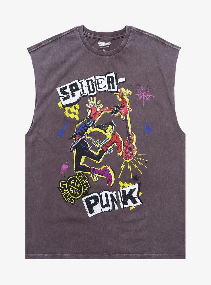 Marvel Spider-Man Across the Spider-Verse Spider-Punk Tank Top - BoxLunch Exclusive