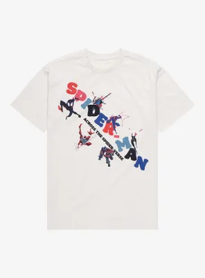 Marvel Spider-Man Across the Spider-Verse Group Portrait T-Shirt - BoxLunch Exclusive