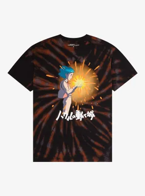 Studio Ghibli Howl's Moving Castle Young Howl & Star Child Tie-Dye T-Shirt