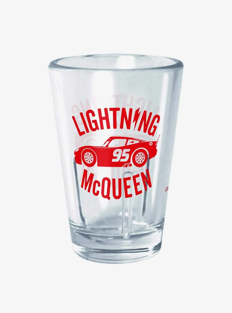 Disney Pixar Cars Race Ready Lightning McQueen Mini Glass