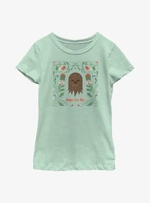 Star Wars Chewie Happy Life Day Youth Girls T-Shirt