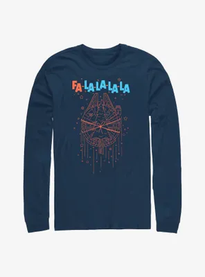 Star Wars Fa La Falcon Long-Sleeve T-Shirt