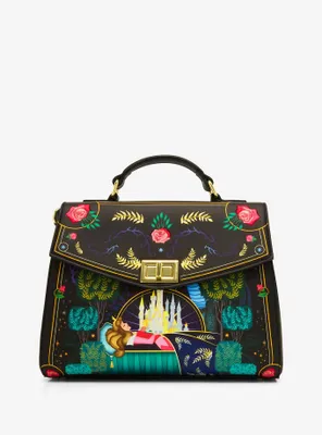 Loungefly Disney Sleeping Beauty Aurora Folkart Handbag - BoxLunch Exclusive