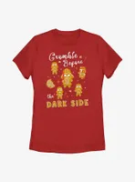 Star Wars Crumble Before The Dark Side Cookies Womens T-Shirt