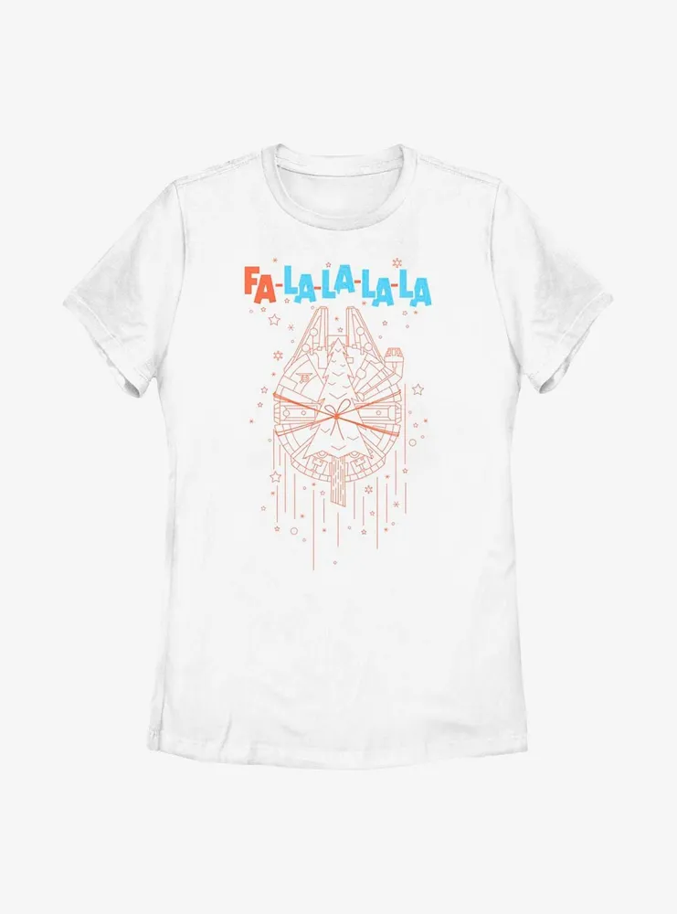 Star Wars Fa La Falcon Womens T-Shirt