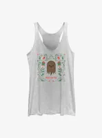 Star Wars Chewie Happy Life Day Womens Tank Top