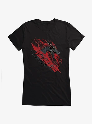 Game Of Thrones Fire And Blood Girls T-Shirt