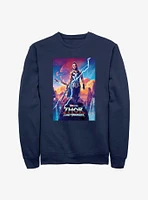 Marvel Thor: Love and Thunder Valkyrie Movie Poster Sweatshirt