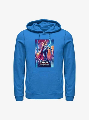 Marvel Thor: Love and Thunder Mighty Thor Movie Poster Hoodie