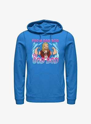 Marvel Thor: Love and Thunder Dad Bod To God Hoodie