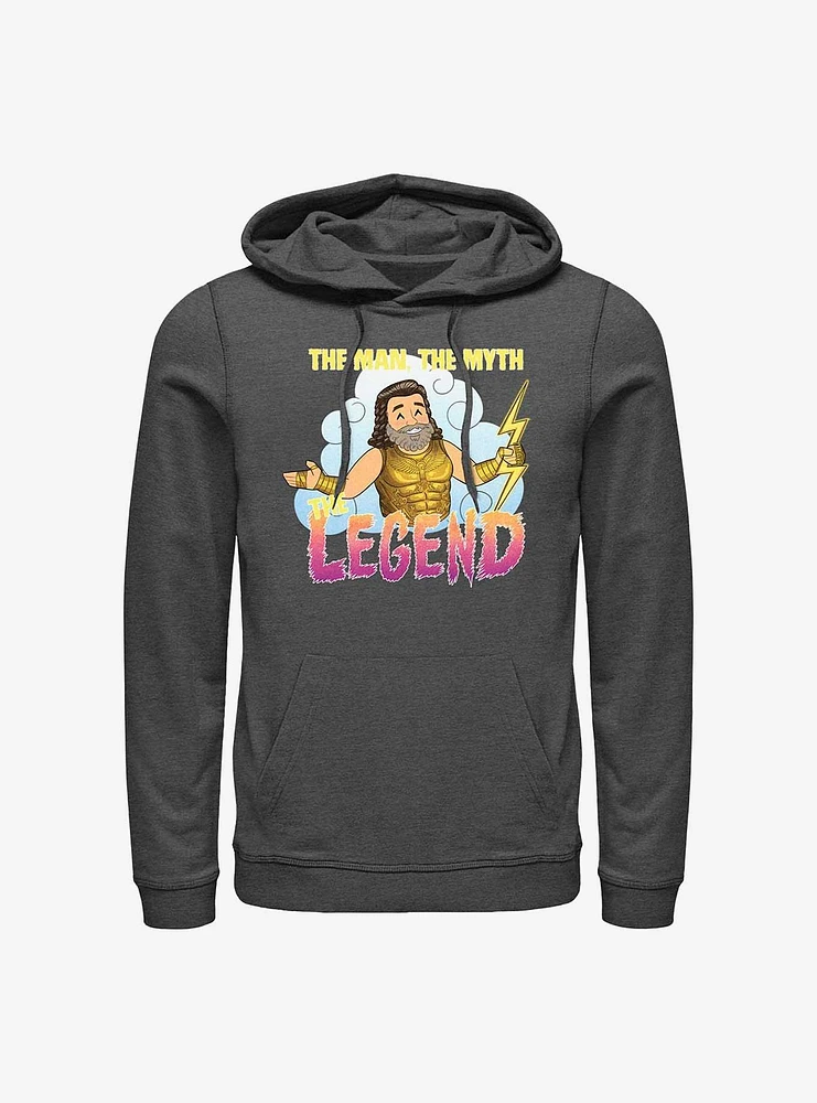 Marvel Thor: Love and Thunder Zeus Man Myth Legend Hoodie