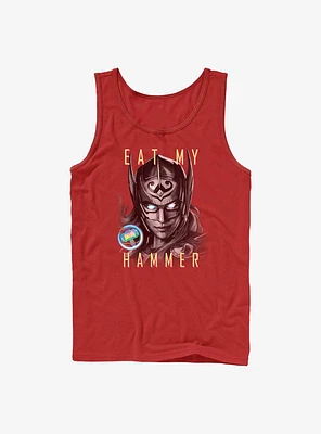 Marvel Thor: Love and Thunder Eat My Hammer Dr. Jane Foster Portrait Tank