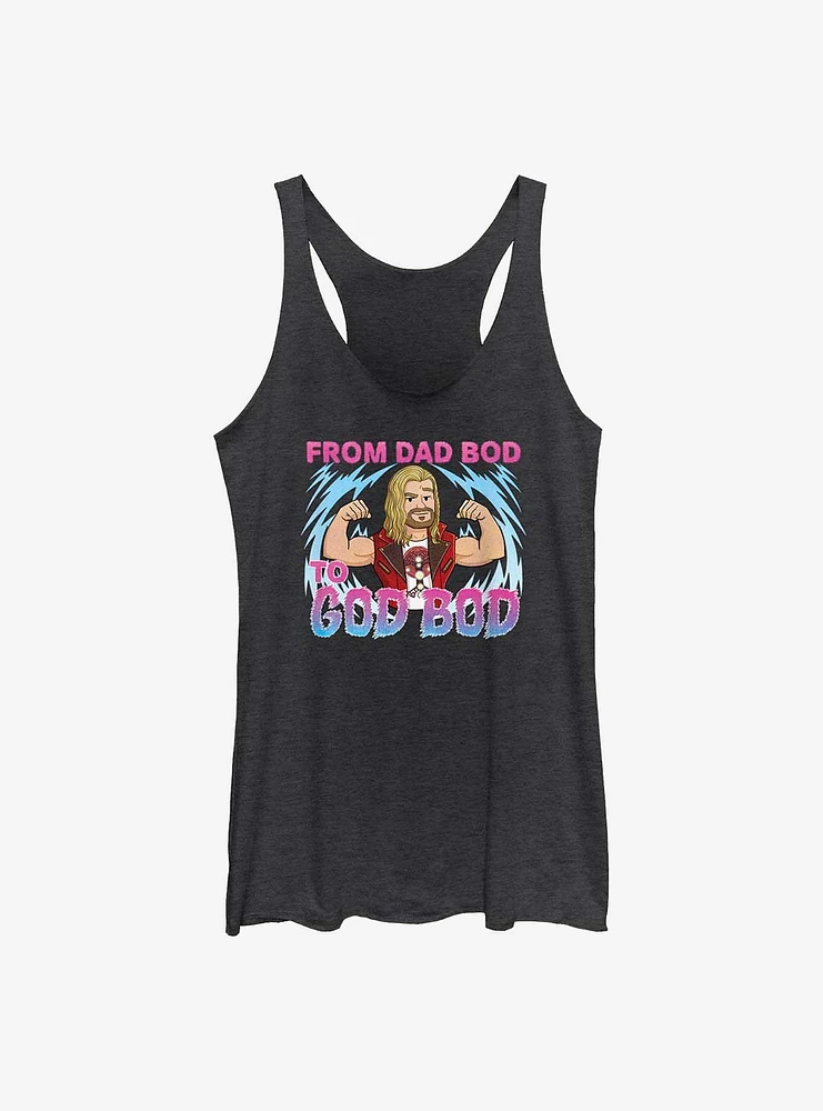 Marvel Thor: Love and Thunder Dad Bod To God Girls Tank