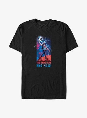 Marvel Thor: Love and Thunder Ends Here Now T-Shirt