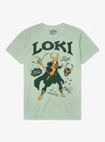 Marvel Loki Doodle Icons T-Shirt - BoxLunch Exclusive