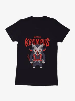Krampus Christmas Merry Womens T-Shirt