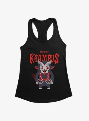 Krampus Christmas Merry Womens Tank Top