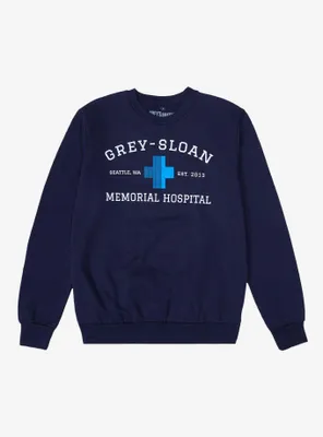 Grey’s Anatomy Grey Sloan Memorial Hospital Crewneck - BoxLunch Exclusive