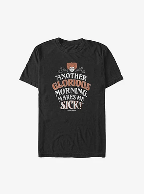 Disney Hocus Pocus Morning Makes Me Sick Winnie Big & Tall T-Shirt