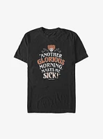 Disney Hocus Pocus Morning Makes Me Sick Winnie Big & Tall T-Shirt