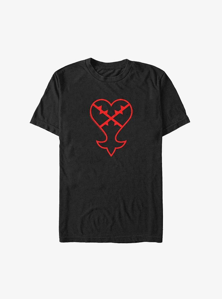 Disney Kingdom Hearts Heartless Symbol Big & Tall T-Shirt