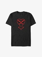 Disney Kingdom Hearts Heartless Symbol Big & Tall T-Shirt