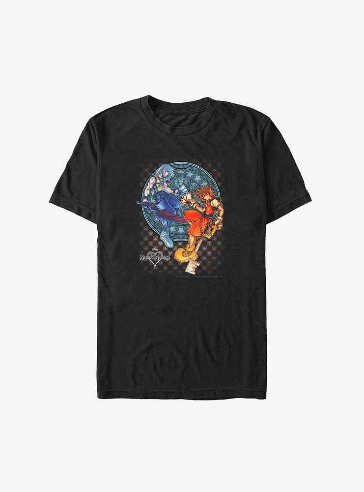 Disney Kingdom Hearts Strength Tested Sora and Riku Big & Tall T-Shirt