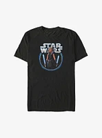 Star Wars: The Clone Wars Ahsoka Dual Sabers Big & Tall T-Shirt