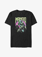 Star Wars The Mandalorian New Wave Big & Tall T-Shirt