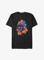 Star Wars Darth Vader Melting Helmet Big & Tall T-Shirt