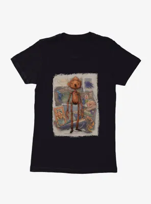 Netflix Pinocchio Collage Womens T-Shirt