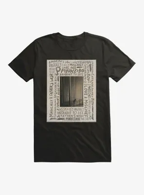 Netflix Pinocchio Inspirational Text T-Shirt
