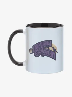 Wednesday Nevermore Academy Logo Mug