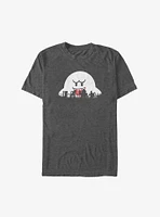 Nintendo Mario Boo Moon Silhouettes Big & Tall T-Shirt