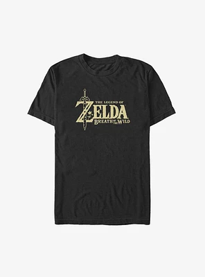 Nintendo the Legend of Zelda: Breath Wild Logo Big & Tall T-Shirt