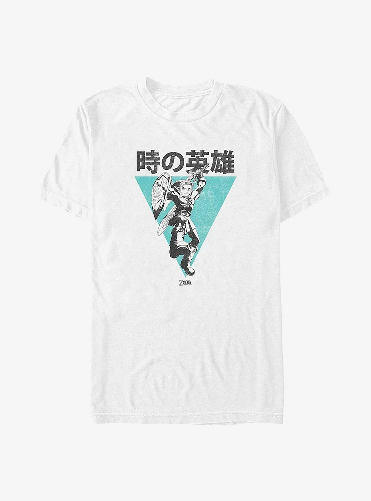 Nintendo The Legend of Zelda Link Hero Time Japanese Big & Tall T-Shirt