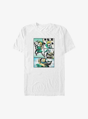 Nintendo The Legend of Zelda Link Manga Big & Tall T-Shirt